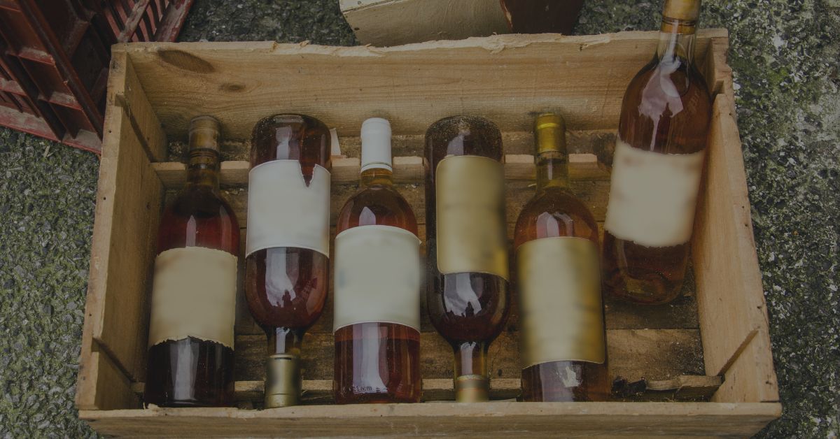 bouteilles de vin